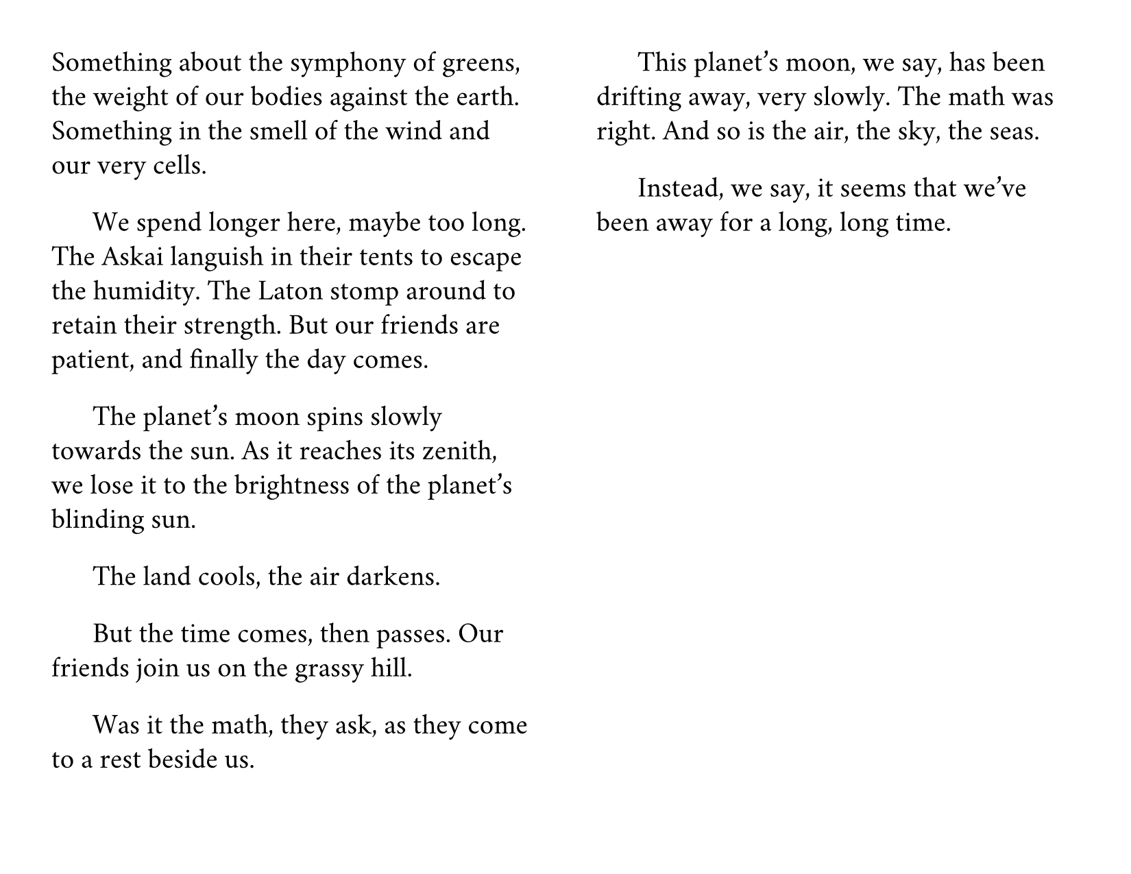 The story concludes.